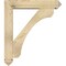 Ekena Millwork Legacy Arts and Crafts Rough Sawn Bracket w/ Offset Brace, Douglas Fir, 6"W x 28"D x 32"H BKT0604X28X32LEC03RDF - alternate 4